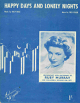 Happy Days And Lonely Nights sheet music
